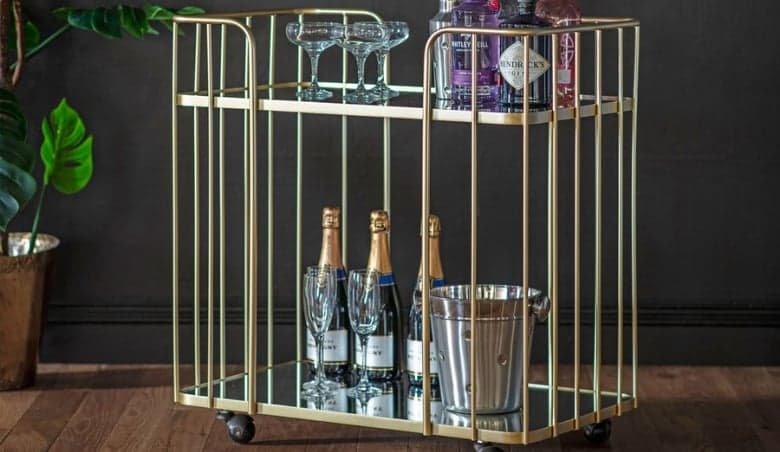Gallery Interiors Verna Drinks TrolleyBy Olivia's
