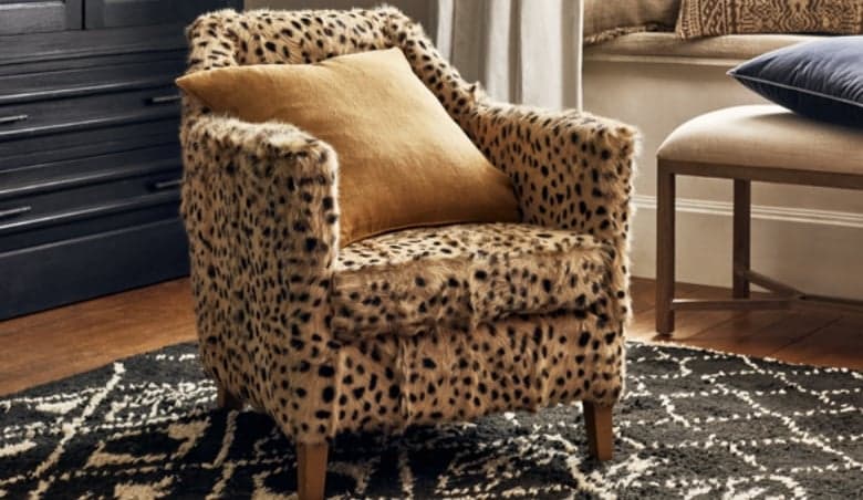 George Club Chair - Cheetah By OKA