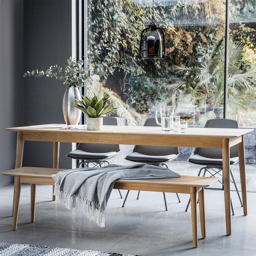 Milano Extending Oak Scandi Dining Table by Oliviaâs