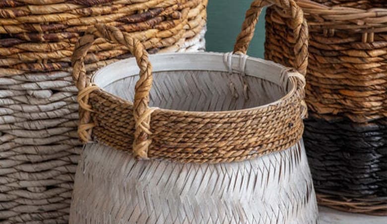 Gallery Interiors Orinoco Bamboo Basket By Olivia's