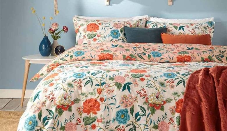 Camilla Floral Bed Linen Set (King Set) By French Bedroom