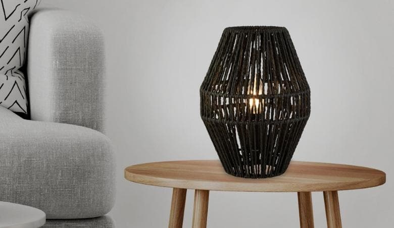 Asa Black Rattan Lamp By Wayfair