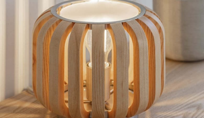 Garden Trading Kingston Table Lamp in Ash By Olivia's