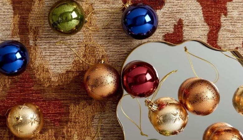 Christmas Baubles available via uFurnish.com