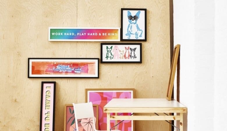 Assorted art work by Oliver Bonas