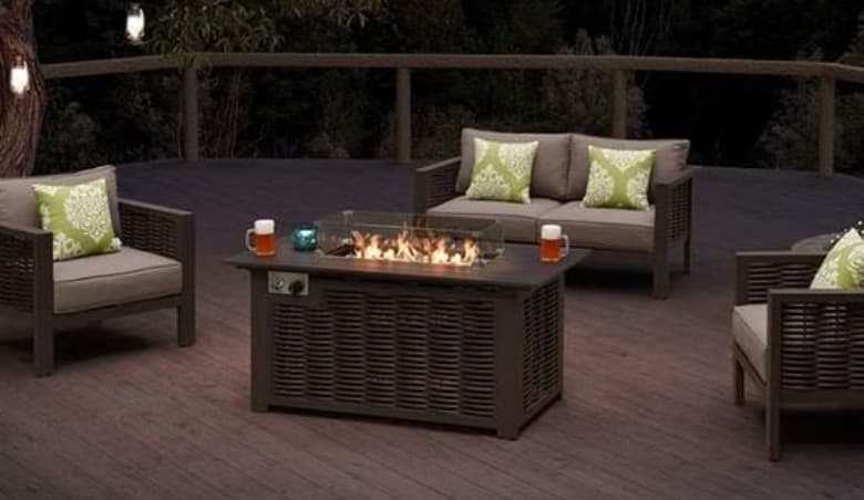Dallas Firepit Table By The Garden Furniture Centre
