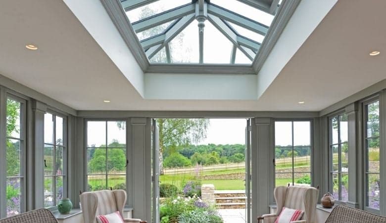 Bespoke orangery interior by David Salisbury