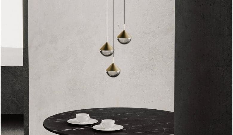 Takeo LED Pendant Lamp, Gold By Pepper Sq