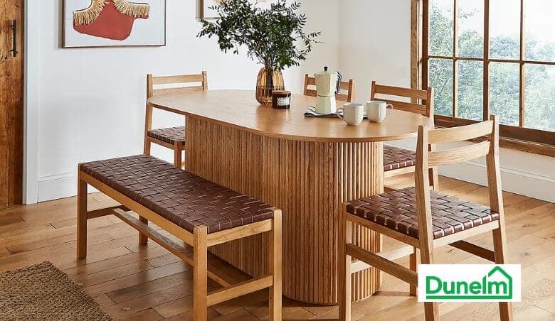 Oval Dining Table by Dunelm
