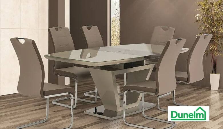 6 Seater Rectangular Extendable Dining Table