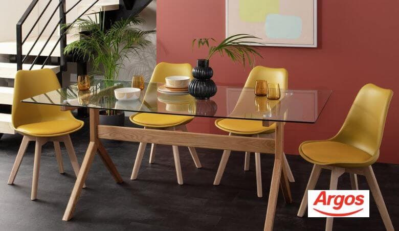 Glass Dining Table by Argos