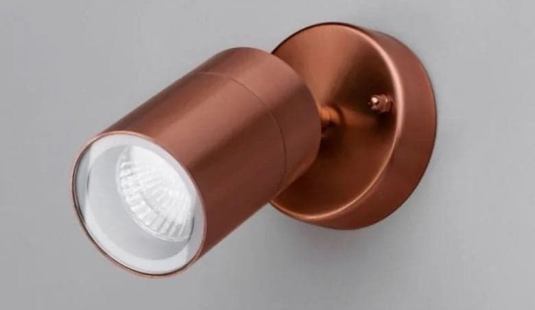 Kenn 1 Light Adjustable Outdoor Wall Light - Copper By litecraft