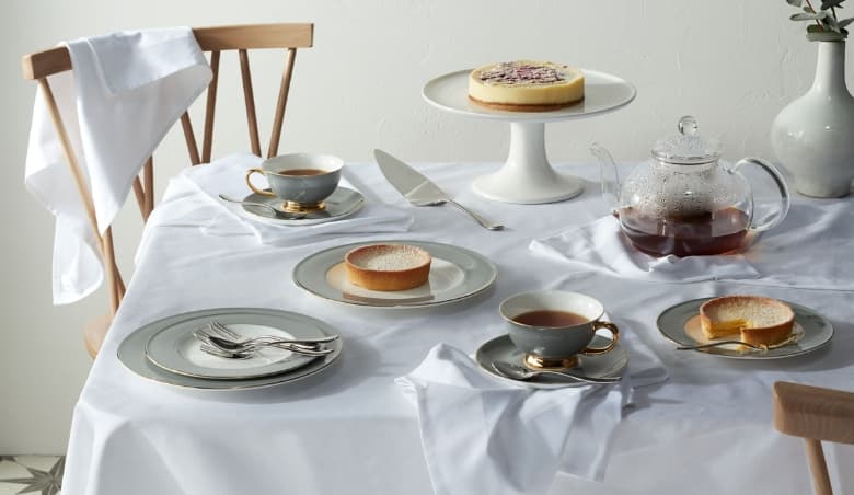 Fine Tablecloth, White By John Lewis u0026 Partners