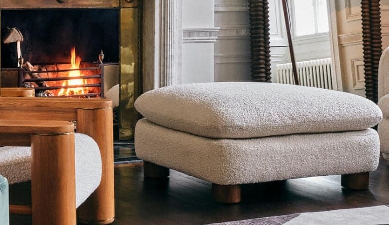 Vivienne Ottoman, Boucle by Soho Home Ltd