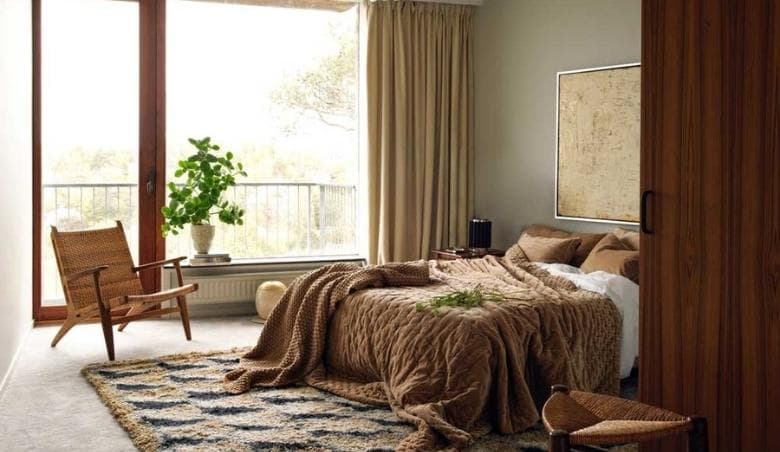 Plushious Caramel Cotton Velvet Quilted Bedspread by French Bedroom