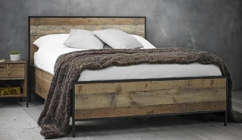 Hoxton Industrial Chic 4ft 6in Double Bed by Choice Furniture Superstore
