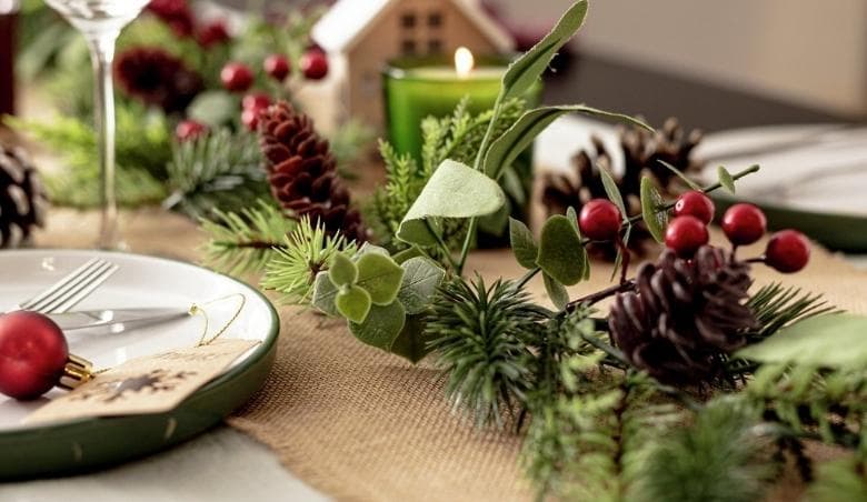 1.82m Traditional Christmas Garland by Argos