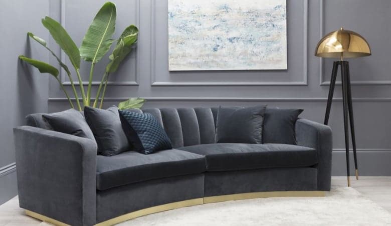 Marco Curved Sofa by Sweetpea u0026 Willow