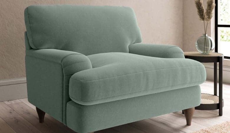 Darwin Armchair Green By Dunelm