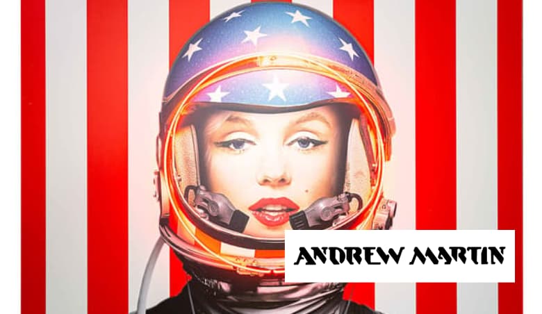 Marilyn Astronaut, 150cm x 100cm by Andrew Martin