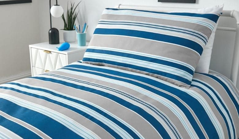 College Days Single Duvet Cover Set - Grey By Very