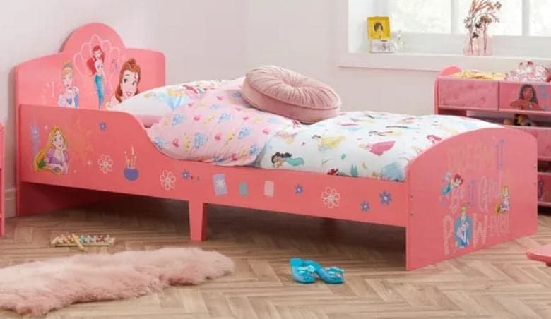 Disney Princess Single Bed PinknBy Dunelm