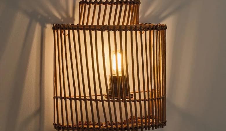 Haya Rattan Wall Light by La Redoute