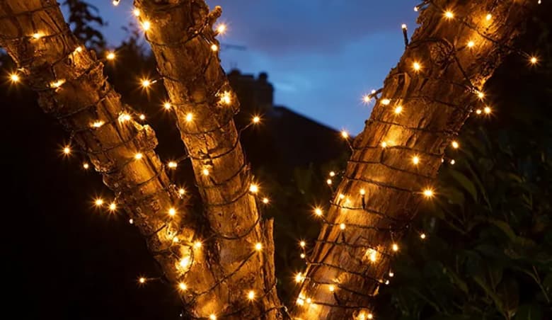 NOMA 400 LED Battery Outdoor String Light, Warm WhitenBy John Lewis u0026 Partners