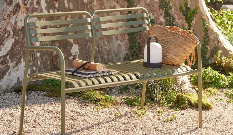 Manni Aluminium Garden BenchnBy La Redouten