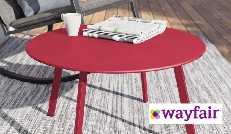 Badarish Round 70cm Outdoor Side Table by Wayfair