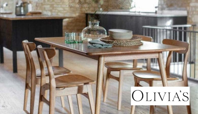Garden Trading Longcot Dining Table in Oak By Olivia's