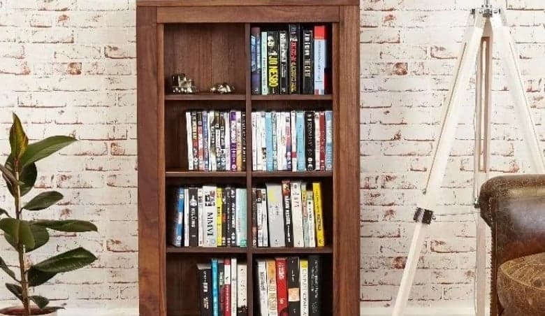 Baumhaus Mayan Walnut CD and DVD Storage Cabinet by Choice Furniture Superstore