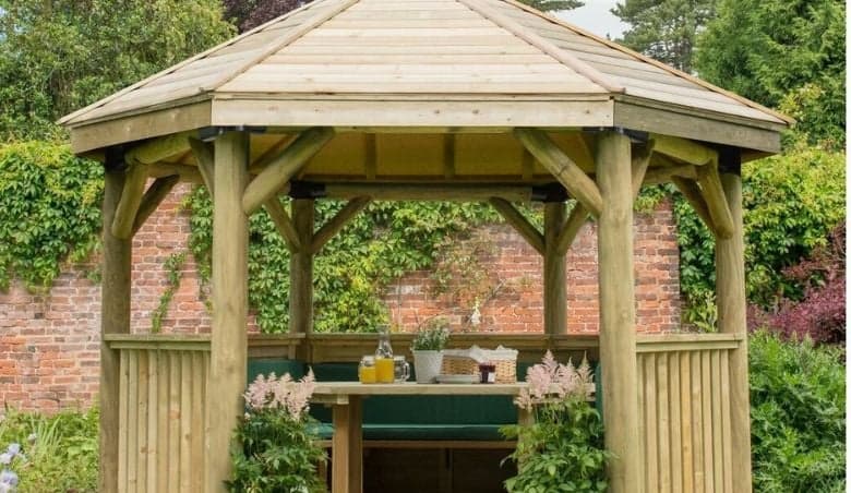 Furnished .m x .m Wooden Gazebo with Timber Roof with Installation Service By Wayfair