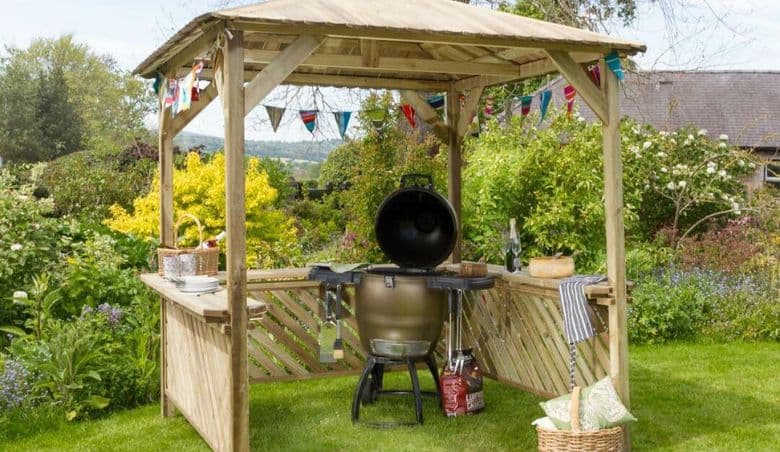 Solid Wood BBQ Gazebo By Wayfair