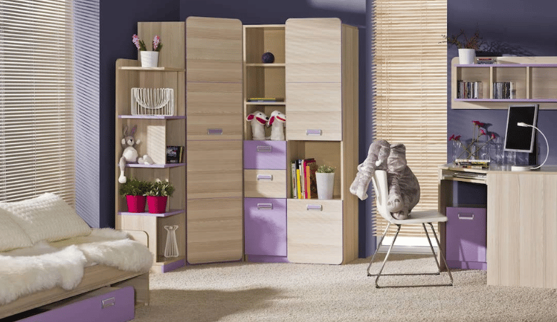 Wood Corner Wardrobes available via uFurnish.com