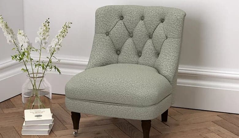 Richmond Linen Union Tub Chair , Natural Linen UnionnBy The White Company