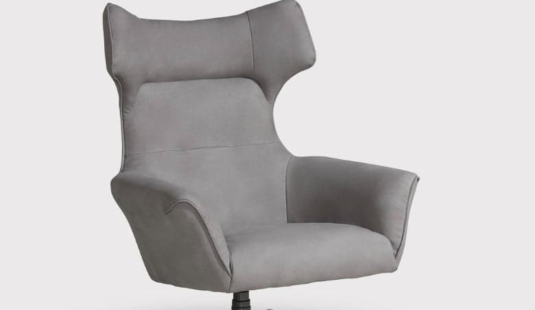 Jax Wing Chair Swivel, Grey by Barker u0026 Stonehouse