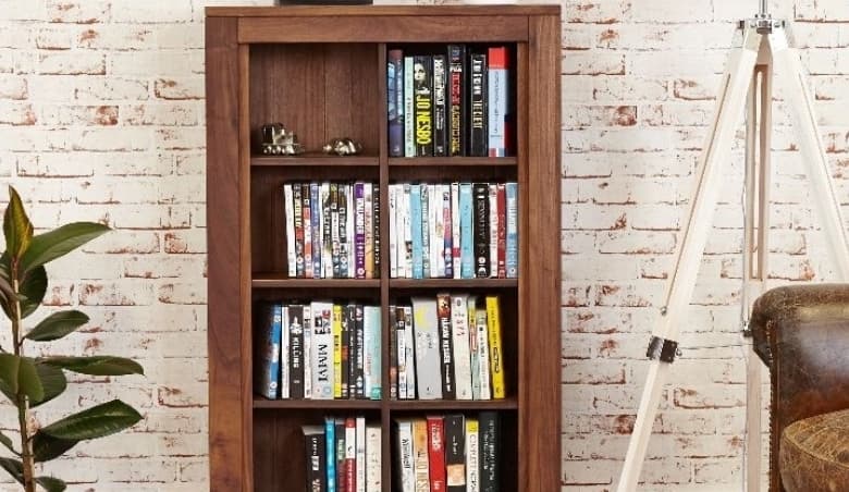 Baumhaus Mayan Walnut CD and DVD Storage Cabinet By Choice Furniture Superstore