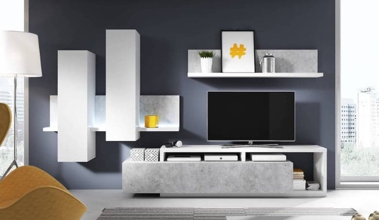 Bota Entertainment Unit - Concrete Grey 225cm By Arthauss