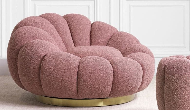 Eichholtz Mello Swivel Chair by Sweetpea & Willow