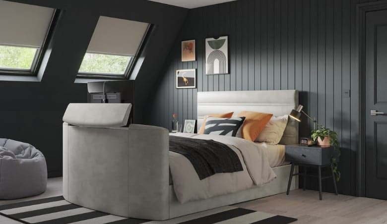 Hi TV Bed Frame - Voice Activated By Bensons for Beds