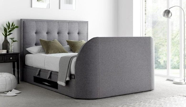 Lilly Tv Ottoman Bed With Mattress - Bed Frame With Platinum Pocket Mattress By Very