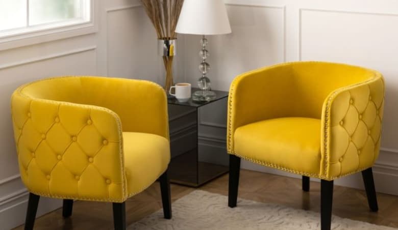 Margonia Tub Chair - Mustard By My-Furniture