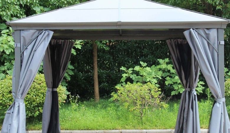 Runcton 3m x 3m Gazebo Grey By Dunelm