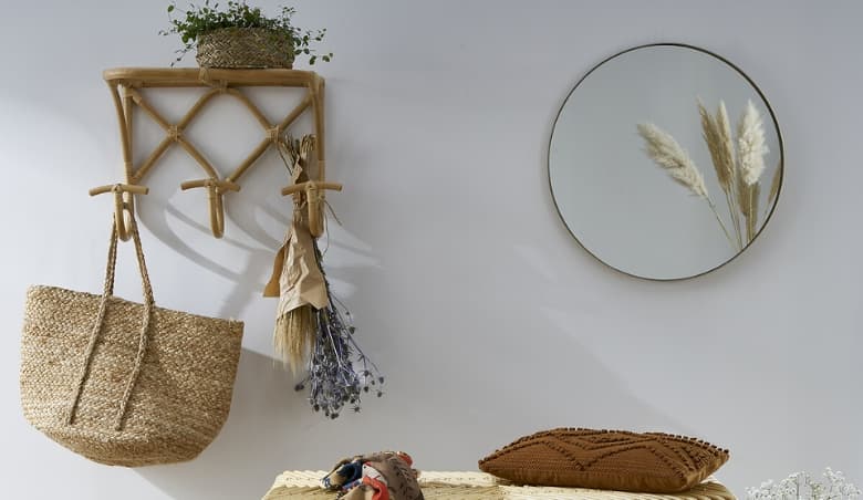 Malu Rattan Coat Hooks by La Redoute