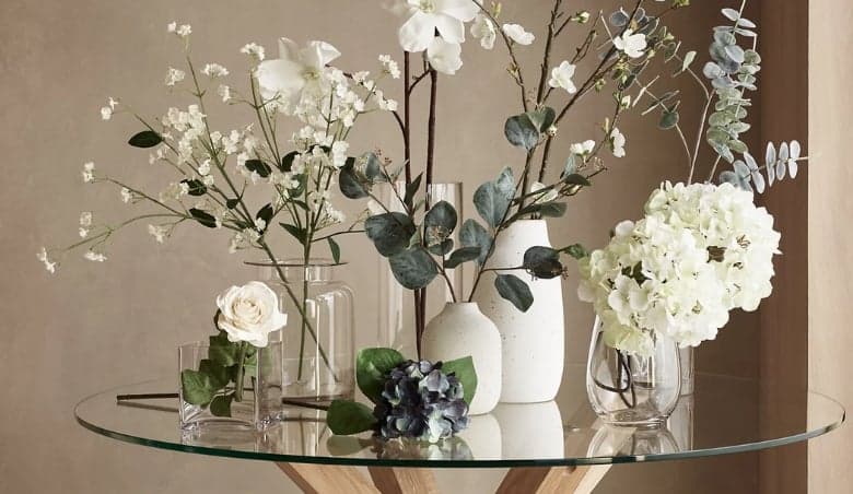 Mu0026S Large Cylinder Vase - Clear, ClearnBy Marks u0026 Spencer