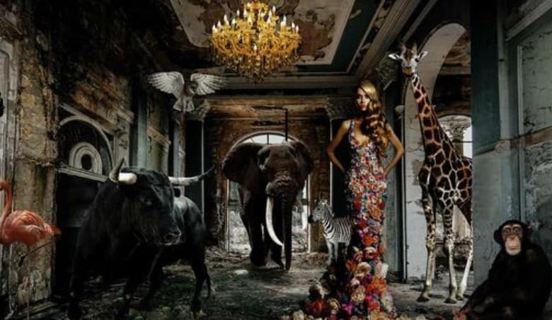 Animal Afternoon, 200cm x 100cm By Andrew Martin.