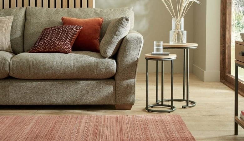 Calvi Marl Rug Calvi Terracotta By Dunelm