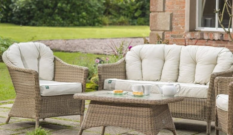 KETTLER RHS Outdoor Garden Coffee Tables By John LewisHarlow Carr Rectangular Garden Coffee Table, Natural By John Lewis