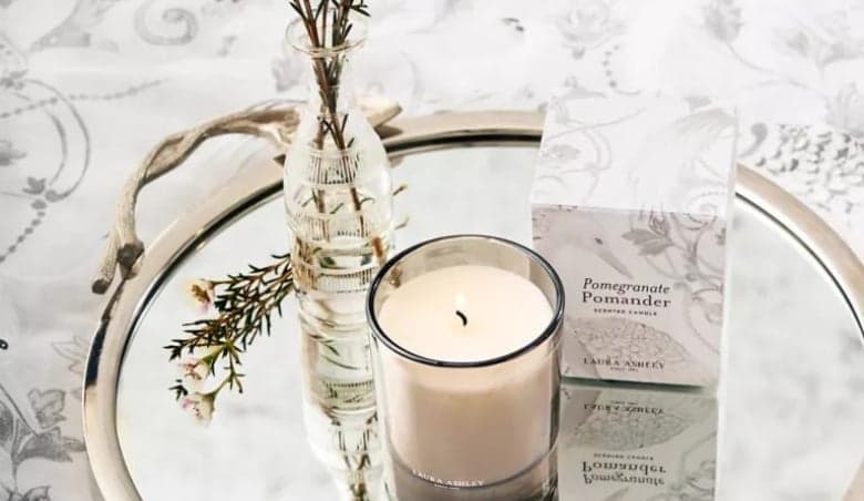 Laura Ashley Tregaron Filled Lustre Scented Candle By Mu0026S